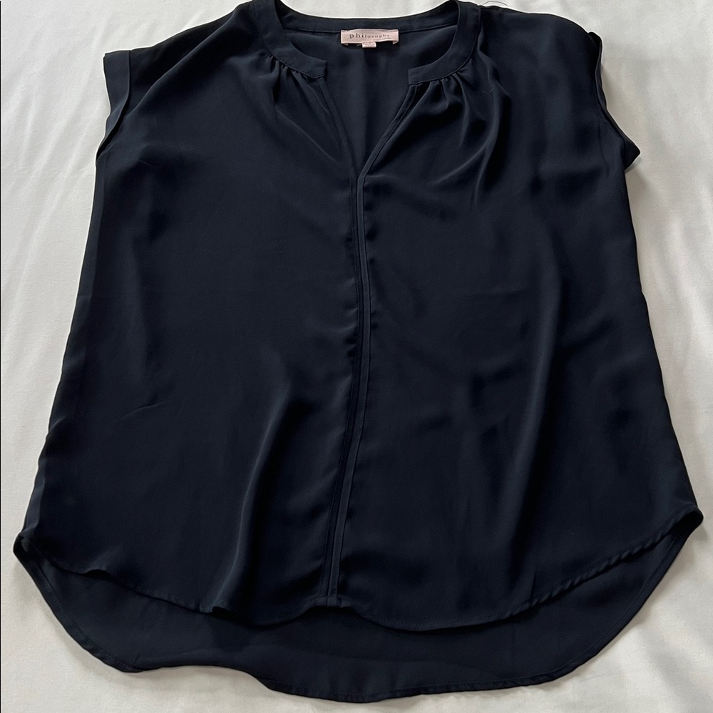 Philosophy Navy Blouse